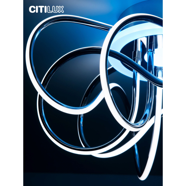 Citilux Джемини Смарт CL229A161E RGB Умная люстра Хром Citilux Джемини Смарт CL229A161E RGB Умная люстра Хром