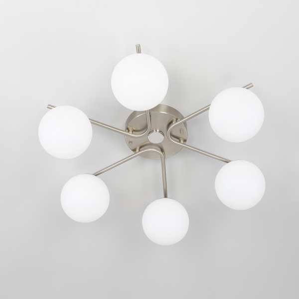 Citilux Адам Смарт CL228A161 RGB LED Умная люстра Матовый Хром Citilux Адам Смарт CL228A161 RGB LED Умная люстра Матовый Хром