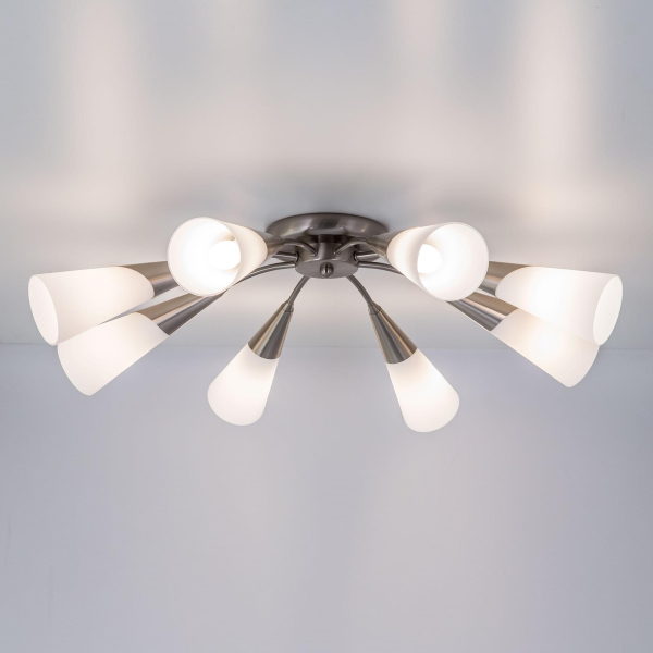 Citilux Фокус CL103161 Люстра потолочная Матовый Хром Citilux Фокус CL103161 Люстра потолочная Матовый Хром