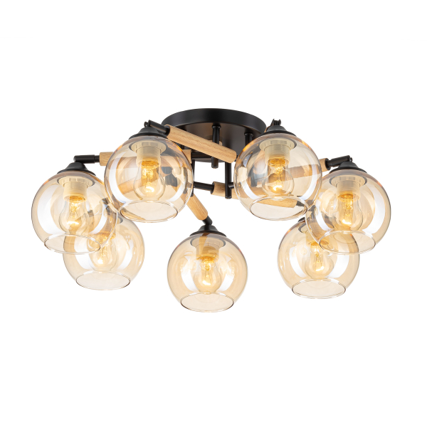 Citilux TIKA CL133171 Люстра поворотная Чёрная Citilux TIKA CL133171 Люстра поворотная Чёрная