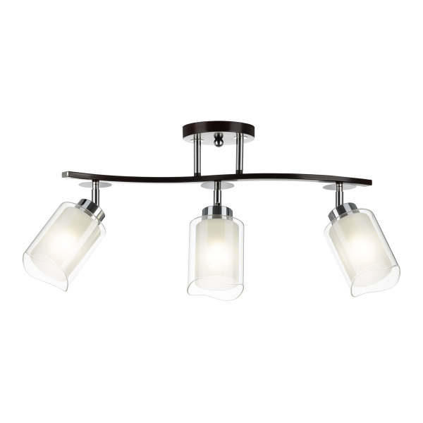Citilux Фортуна CL156132 Люстра с поворотными плафонами Венге Хром Citilux Фортуна CL156132 Люстра с поворотными плафонами Венге Хром