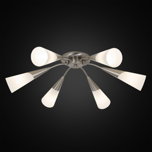 Citilux Фокус CL103161 Люстра потолочная Матовый Хром Citilux Фокус CL103161 Люстра потолочная Матовый Хром