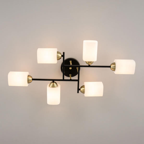 Citilux Генри CL130265 Люстра потолочная Чёрная Citilux Генри CL130265 Люстра потолочная Чёрная