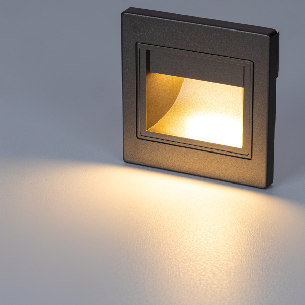 Citilux Скалли CLD005K1 LED Встраиваемый светильник лестничный Графит Citilux Скалли CLD005K1 LED Встраиваемый светильник лестничный Графит