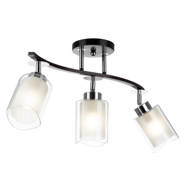 Citilux Фортуна CL156132 Люстра с поворотными плафонами Венге Хром Citilux Фортуна CL156132 Люстра с поворотными плафонами Венге Хром