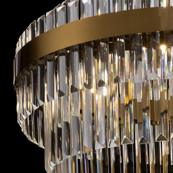 Citilux Sheldon CL339163 LED Люстра хрустальная с пультом Бронза Citilux Sheldon CL339163 LED Люстра хрустальная с пультом Бронза
