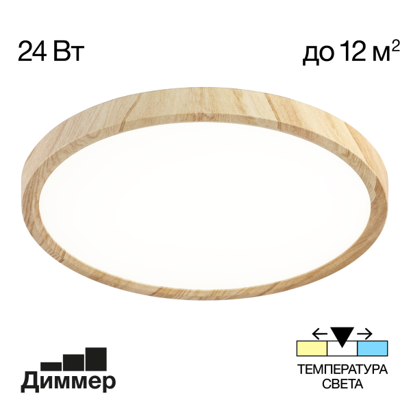 Citilux Бейсик CL738242V LED Светильник накладной Клён Citilux Бейсик CL738242V LED Светильник накладной Клён