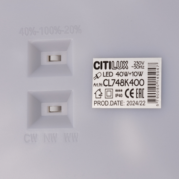 Citilux NORMA CL748K400 LED Светильник с подсветкой Белый Citilux NORMA CL748K400 LED Светильник с подсветкой Белый