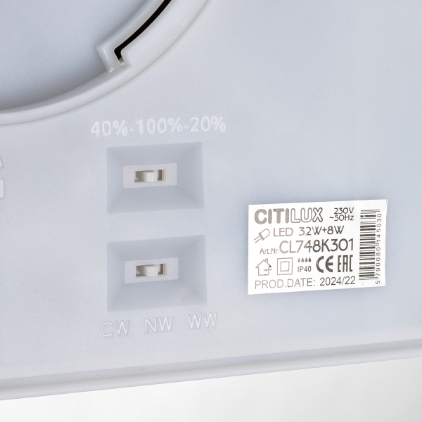 Citilux NORMA CL748K301 LED Светильник с подсветкой Чёрный Citilux NORMA CL748K301 LED Светильник с подсветкой Чёрный