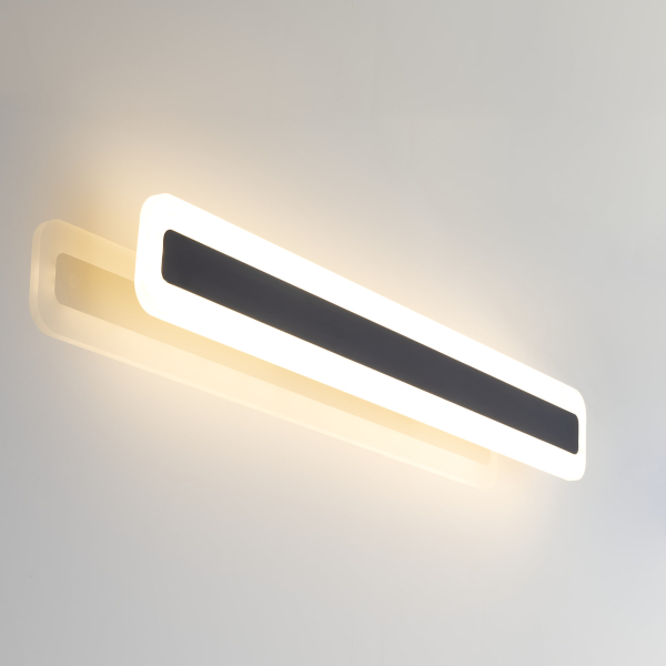 Citilux Тринити CL238561 Настенный светодиодный светильник Чёрный Citilux Тринити CL238561 Настенный светодиодный светильник Чёрный