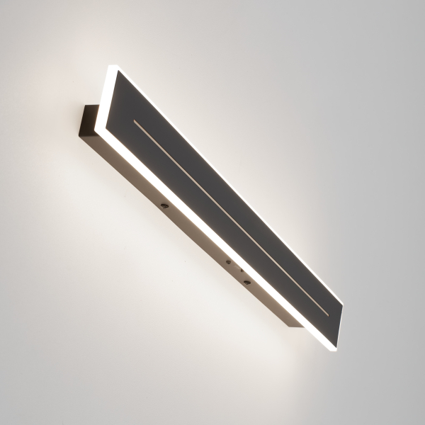 Citilux Тринити CL238661 Настенный светодиодный светильник Чёрный Citilux Тринити CL238661 Настенный светодиодный светильник Чёрный