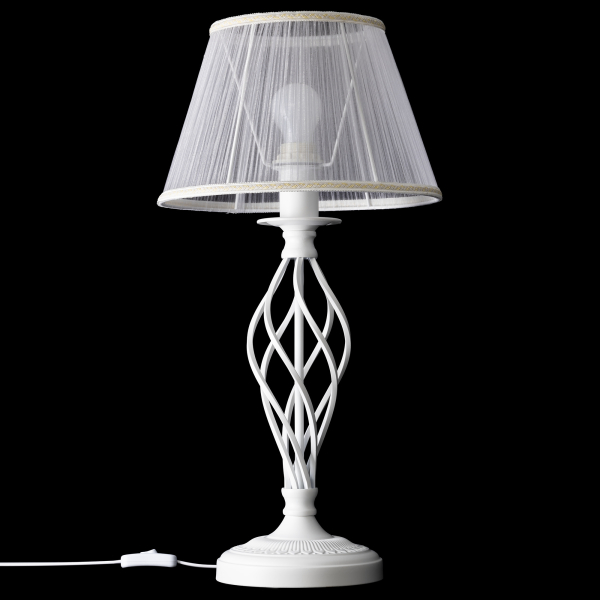 Citilux Ровена CL427810 Настольная лампа с абажуром Белая Citilux Ровена CL427810 Настольная лампа с абажуром Белая
