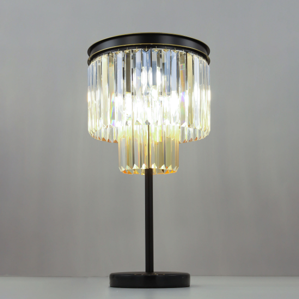 Citilux Мартин CL332862 Настольная лампа хрустальная Шампань Citilux Мартин CL332862 Настольная лампа хрустальная Шампань