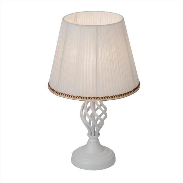 Citilux Вена CL402800 Настольная лампа с абажуром Белая Citilux Вена CL402800 Настольная лампа с абажуром Белая