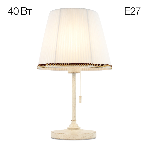 Citilux Линц CL402720 Настольная лампа патина с белым абажуром Citilux Линц CL402720 Настольная лампа патина с белым абажуром