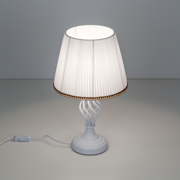 Citilux Вена CL402800 Настольная лампа с абажуром Белая Citilux Вена CL402800 Настольная лампа с абажуром Белая