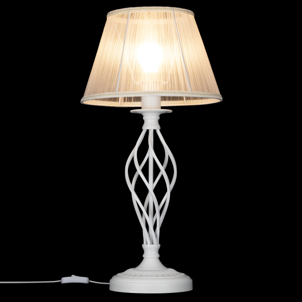 Citilux Ровена CL427810 Настольная лампа с абажуром Белая Citilux Ровена CL427810 Настольная лампа с абажуром Белая