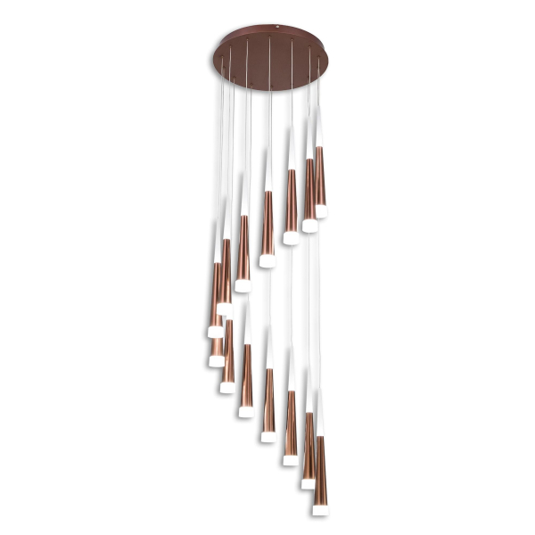 Citilux Вегас CL227143 LED Люстра каскадная Коричневая Citilux Вегас CL227143 LED Люстра каскадная Коричневая