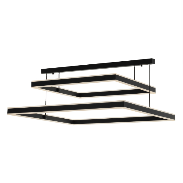 Citilux Дуэт CL719K211 LED Люстра подвесная с пультом Чёрная Citilux Дуэт CL719K211 LED Люстра подвесная с пультом Чёрная