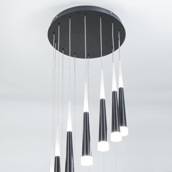 Citilux Вегас CL227141 LED Люстра каскадная Чёрная Citilux Вегас CL227141 LED Люстра каскадная Чёрная