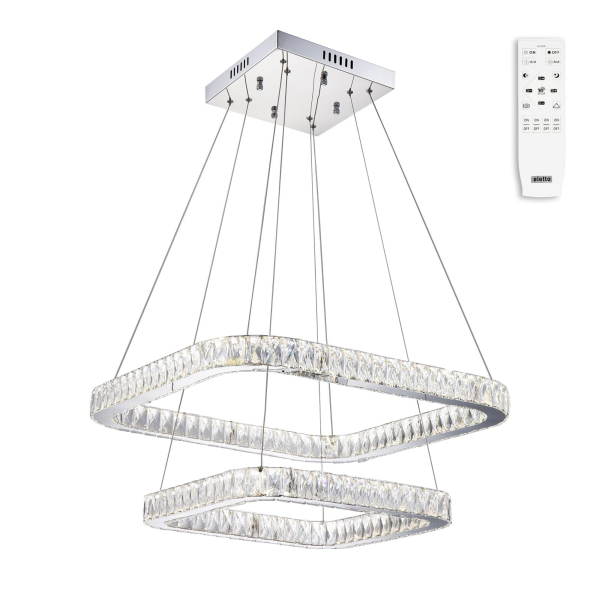 Eletto Granda EL336P70 LED Люстра хрустальная с пультом Хром Eletto Granda EL336P70 LED Люстра хрустальная с пультом Хром