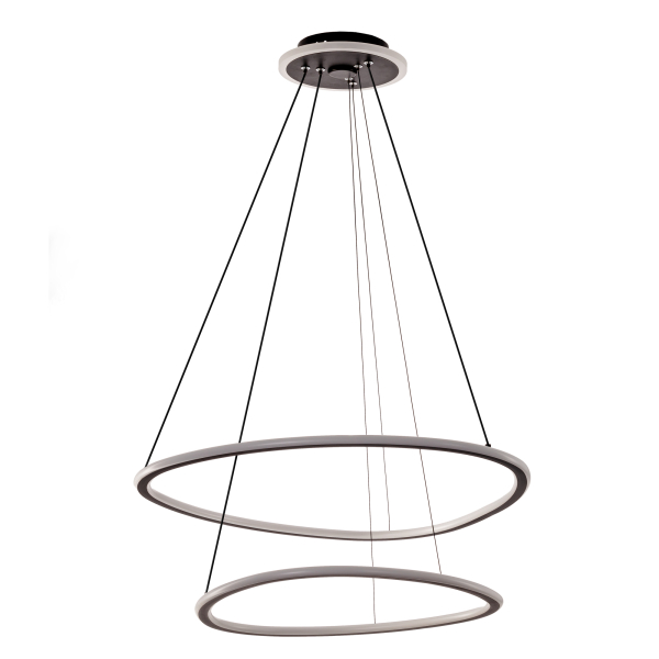 Citilux ТRIO CL215B061E LED Люстра подвесная с пультом Чёрная Citilux ТRIO CL215B061E LED Люстра подвесная с пультом Чёрная