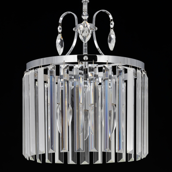 Citilux Инга CL335131 Люстра хрустальная подвесная Хром Citilux Инга CL335131 Люстра хрустальная подвесная Хром
