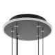Citilux Trent CL203731 LED Люстра подвесная с пультом Чёрная