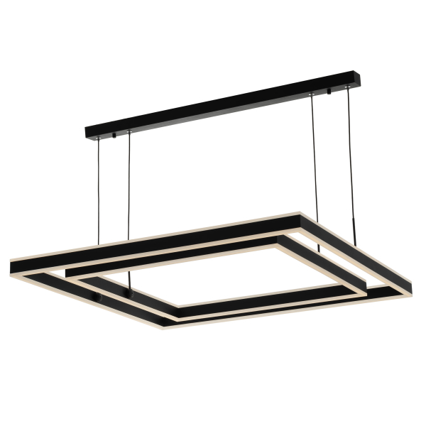 Citilux Дуэт CL719K211 LED Люстра подвесная с пультом Чёрная Citilux Дуэт CL719K211 LED Люстра подвесная с пультом Чёрная