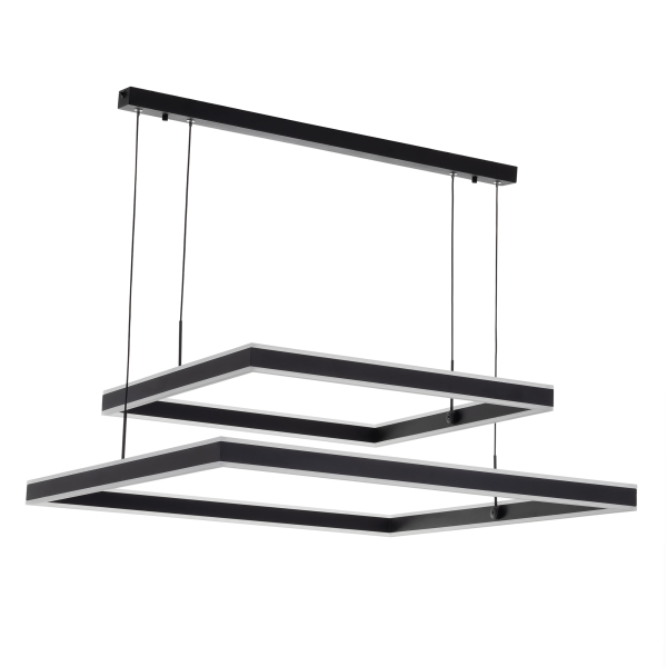 Citilux Дуэт CL719K211 LED Люстра подвесная с пультом Чёрная Citilux Дуэт CL719K211 LED Люстра подвесная с пультом Чёрная
