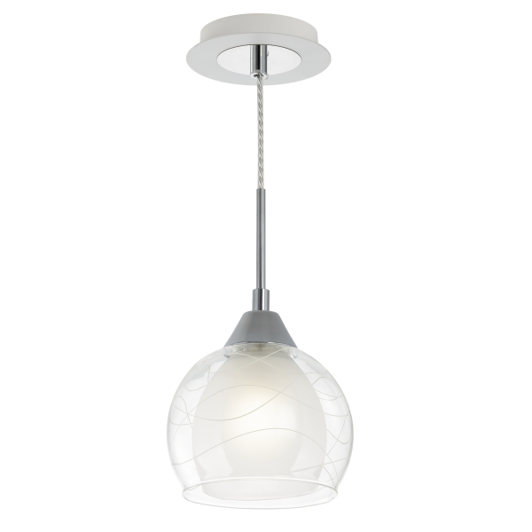 Citilux Буги CL157111 Подвесной светильник Белый Хром Citilux Буги CL157111 Подвесной светильник Белый Хром
