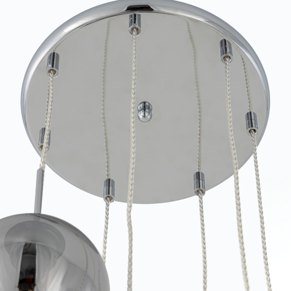 Citilux Томми CL102070 Люстра каскадная с дымчатыми шарами Citilux Томми CL102070 Люстра каскадная с дымчатыми шарами