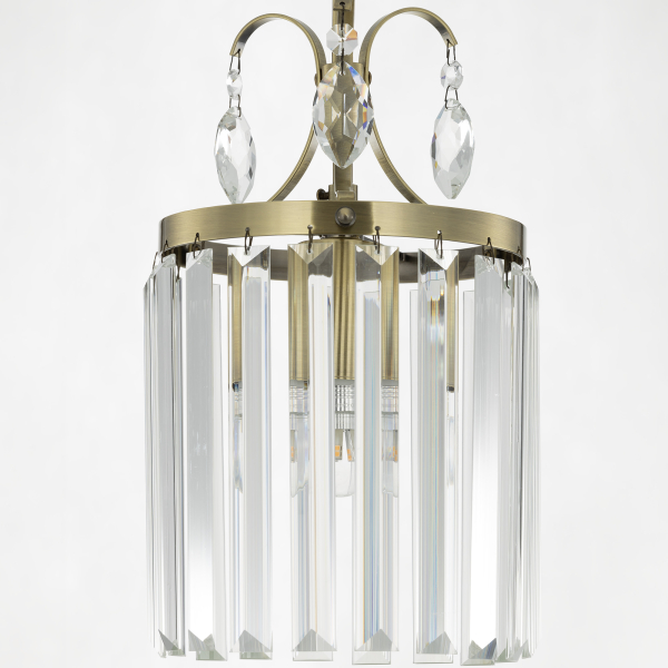 Citilux Инга CL335113 Подвесной хрустальный светильник Бронза Citilux Инга CL335113 Подвесной хрустальный светильник Бронза