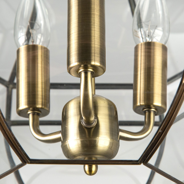 Citilux Гера-1 CL444130 Люстра подвесная витражная Бронза Citilux Гера-1 CL444130 Люстра подвесная витражная Бронза