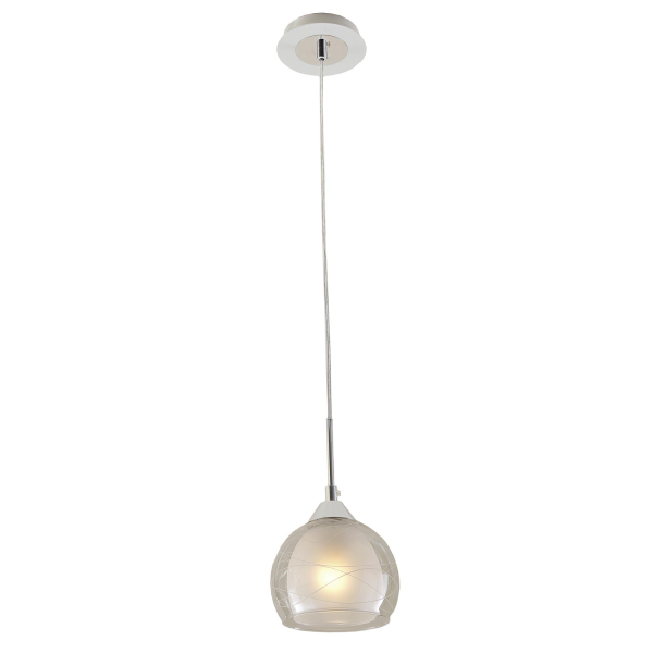 Citilux Буги CL157111 Подвесной светильник Белый Хром Citilux Буги CL157111 Подвесной светильник Белый Хром