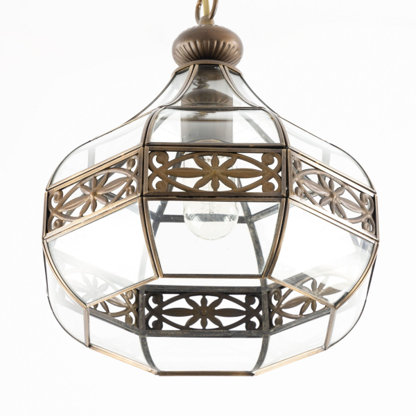 Citilux Гера-2 CL444210 Подвесной светильник витражный Бронза Citilux Гера-2 CL444210 Подвесной светильник витражный Бронза
