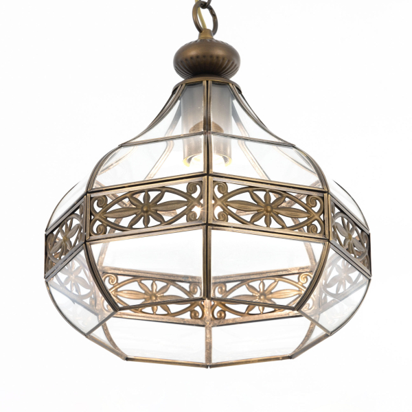 Citilux Гера-2 CL444210 Подвесной светильник витражный Бронза Citilux Гера-2 CL444210 Подвесной светильник витражный Бронза