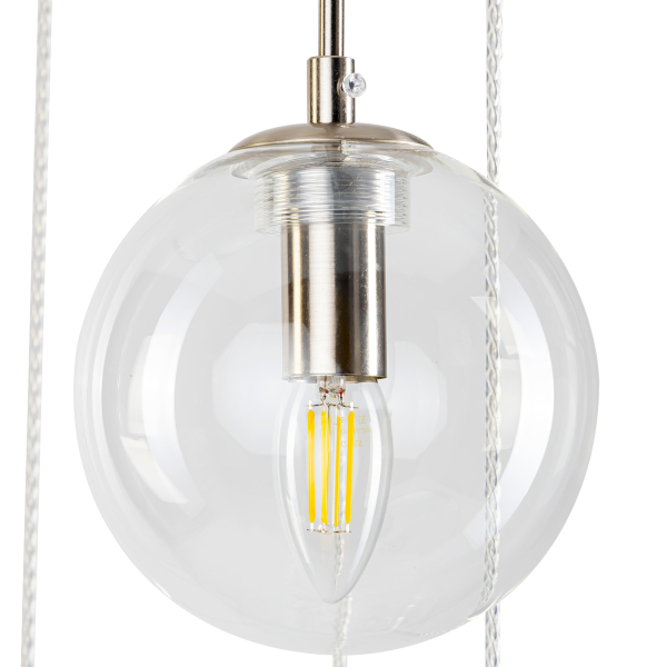 Citilux Томми CL102071 Люстра каскадная с прозрачными шарами Citilux Томми CL102071 Люстра каскадная с прозрачными шарами