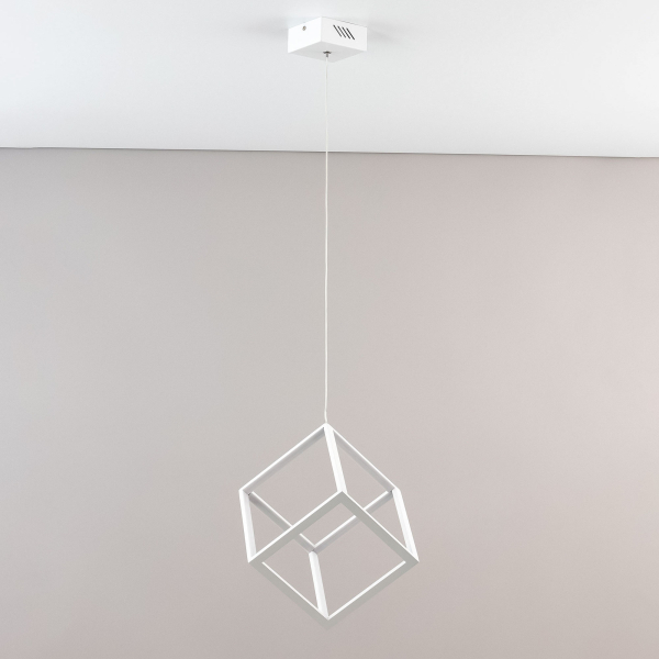 Citilux Куб CL719200 LED Подвесной светильник Белый Citilux Куб CL719200 LED Подвесной светильник Белый