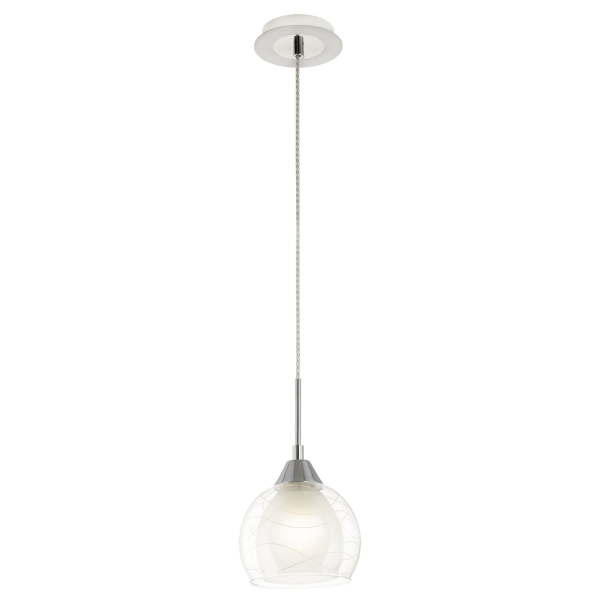 Citilux Буги CL157111 Подвесной светильник Белый Хром Citilux Буги CL157111 Подвесной светильник Белый Хром
