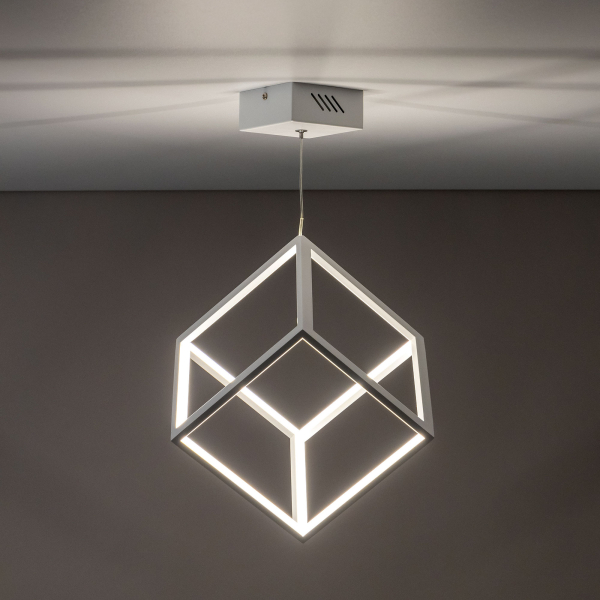 Citilux Куб CL719200 LED Подвесной светильник Белый Citilux Куб CL719200 LED Подвесной светильник Белый