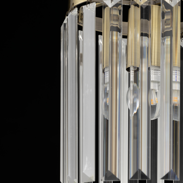 Citilux Инга CL335113 Подвесной хрустальный светильник Бронза Citilux Инга CL335113 Подвесной хрустальный светильник Бронза