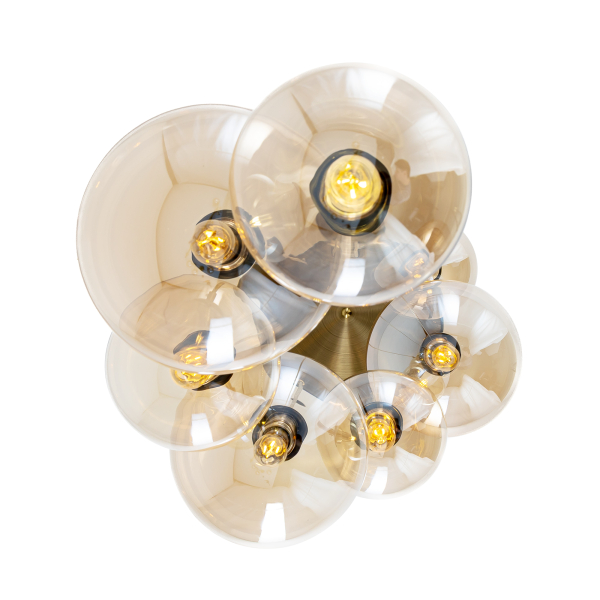 Citilux Томми CL102073 Люстра каскадная с янтарными шарами Citilux Томми CL102073 Люстра каскадная с янтарными шарами
