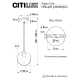 Citilux Томми CL102014 Подвесной светильник Матовый Хром
