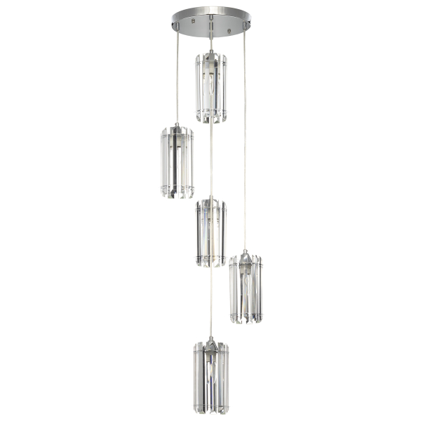 Citilux Джейн CL306051 Хрустальный подвесной светильник Хром Citilux Джейн CL306051 Хрустальный подвесной светильник Хром