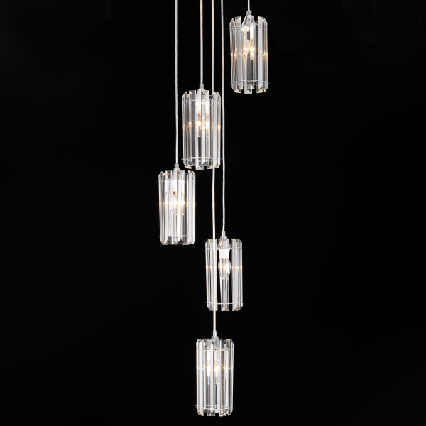 Citilux Джейн CL306051 Хрустальный подвесной светильник Хром Citilux Джейн CL306051 Хрустальный подвесной светильник Хром