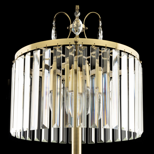 Citilux Инга CL335943 Торшер хрустальный Бронза Citilux Инга CL335943 Торшер хрустальный Бронза