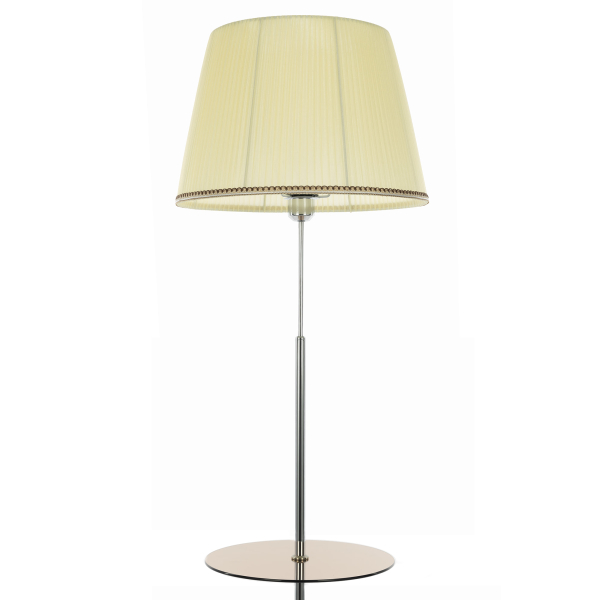 Citilux Линц CL402973T Торшер хром со столиком и кремовым абажуром Citilux Линц CL402973T Торшер хром со столиком и кремовым абажуром