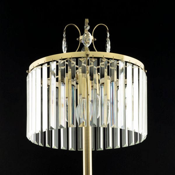 Citilux Инга CL335943 Торшер хрустальный Бронза Citilux Инга CL335943 Торшер хрустальный Бронза