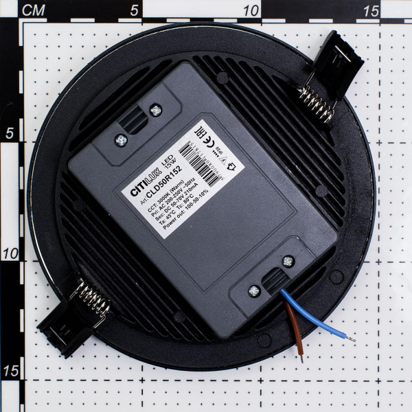 Citilux Омега CLD50R152 LED Встраиваемый светильник с диммером Чёрный Citilux Омега CLD50R152 LED Встраиваемый светильник с диммером Чёрный